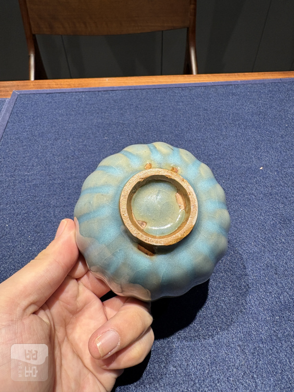 明 钧窑花口盏 - 图7